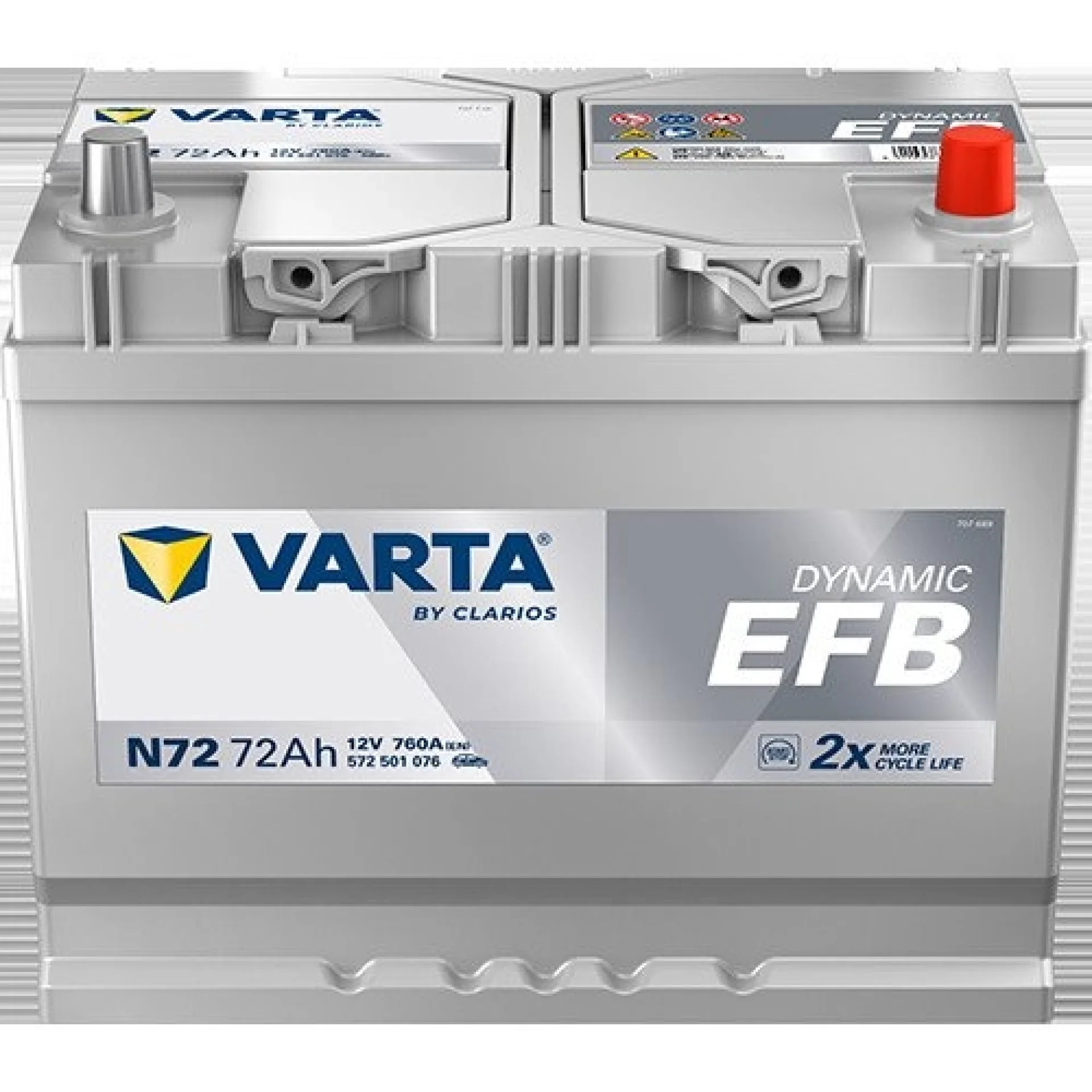 Varta+Dynamic++72Ah++EFB+JIS+572+501+076+K262