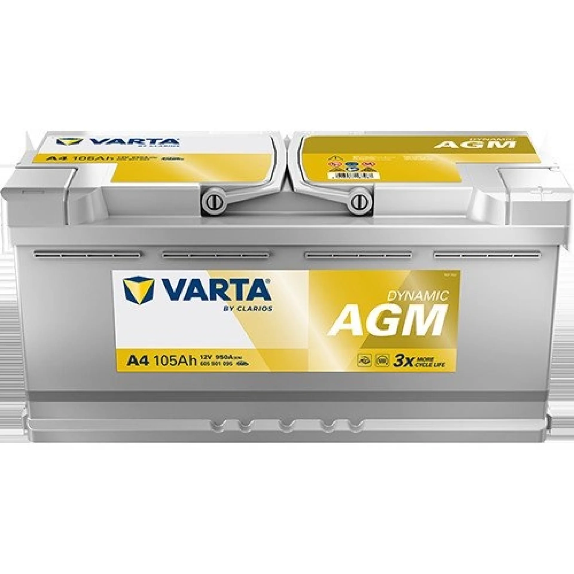 Varta+Dynamic+AGM++%28VRLA%29+105Ah+605+901+095+K262
