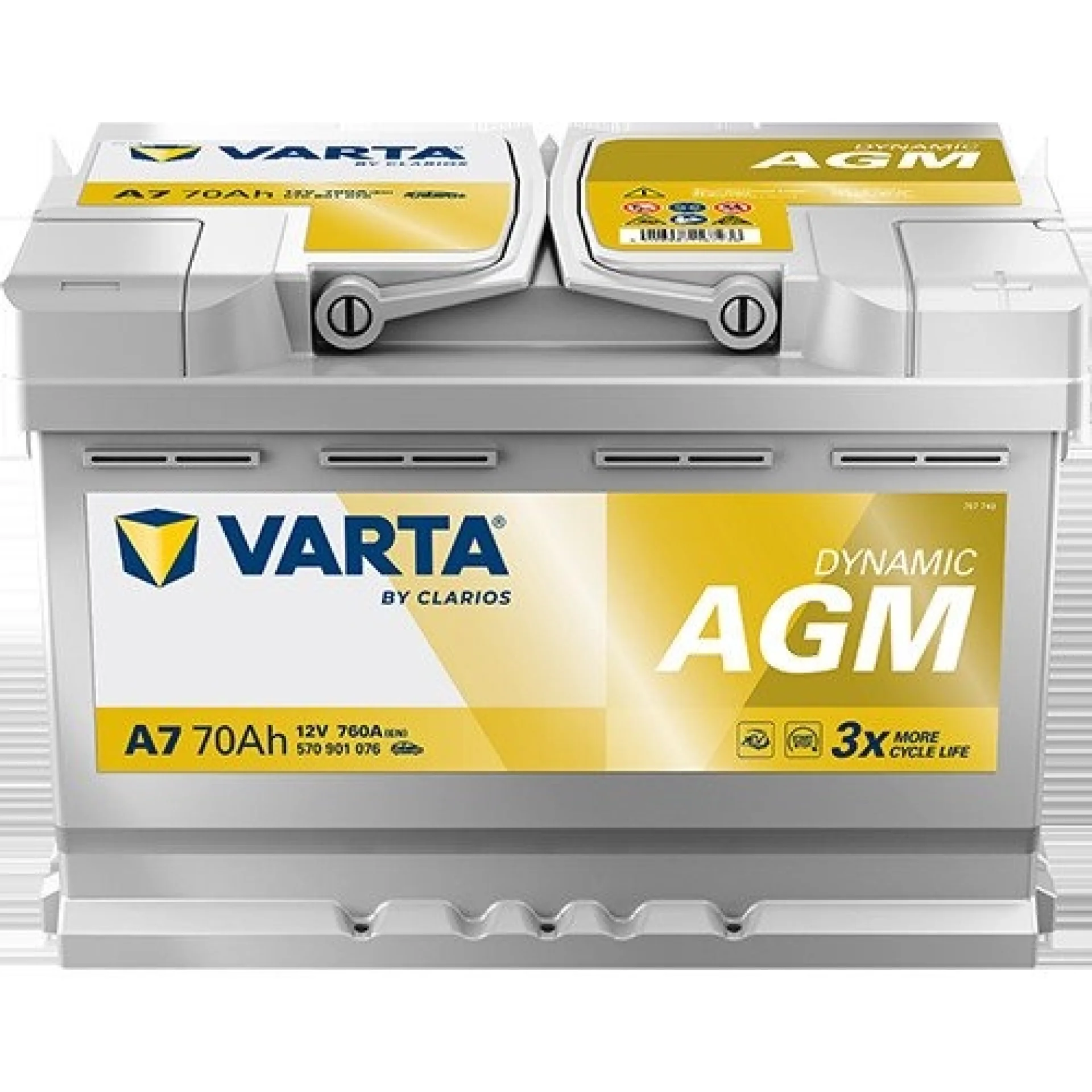 Varta+Dynamic+AGM++%28VRLA%29+70Ah+560901076K262